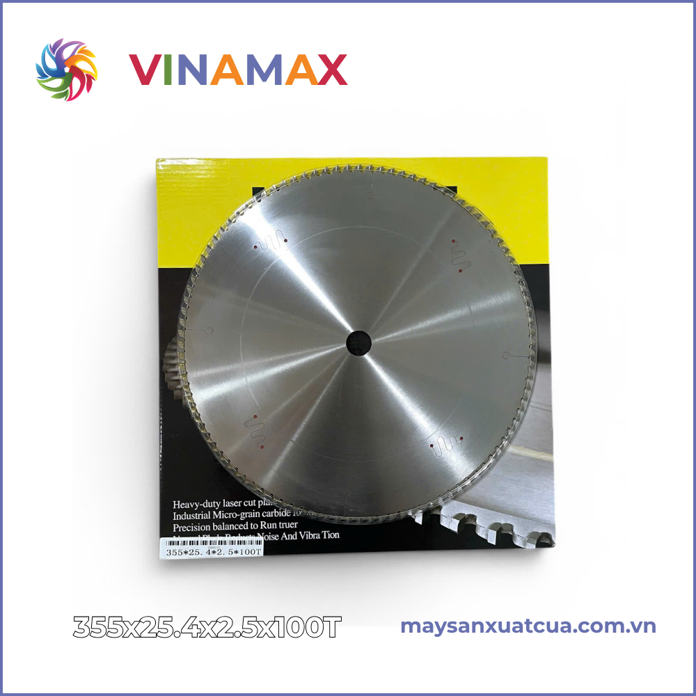 Lưỡi cắt nhôm MCWADE 355x25.4x2.5x100T