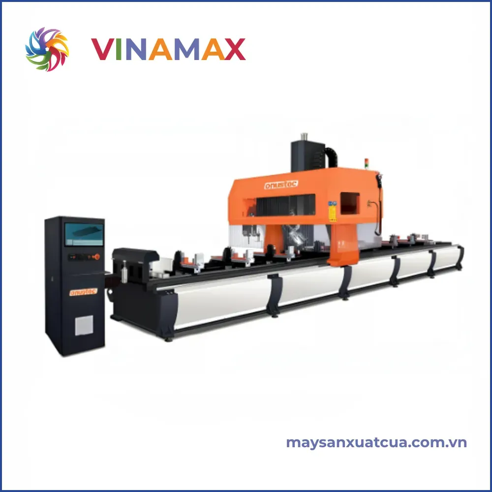 Trung tâm gia công nhôm định hình CNC kiểu cổng 4 trục