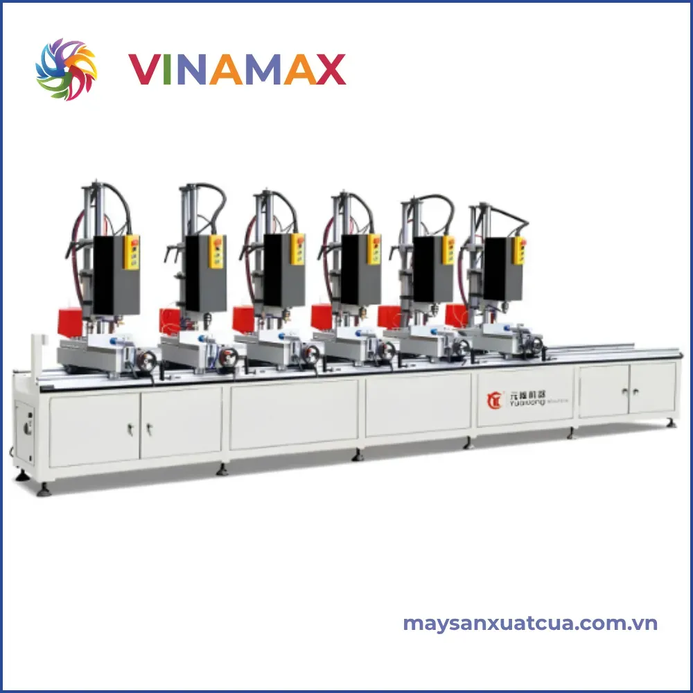 Máy khoan tổ hợp 6 đầu cho thanh nhôm profile Yuanlong