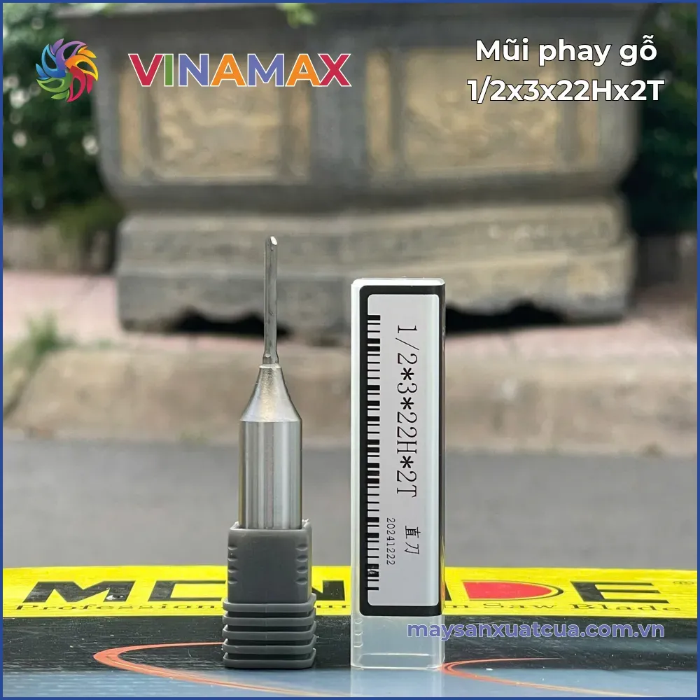 Mũi phay gỗ Tangli 1/2*3*22H*2T