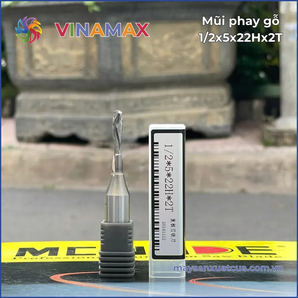 Mũi phay gỗ Tangli 1/2*5*22H*2T
