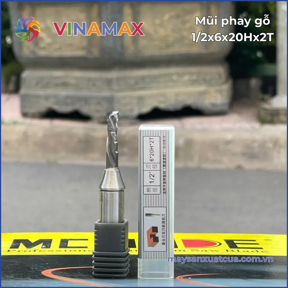 Mũi phay gỗ Tangli 1/2*6*20*2T