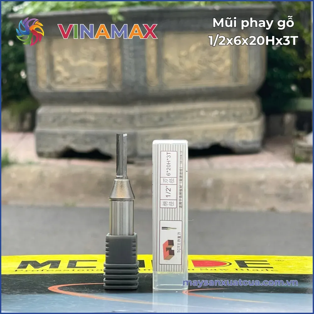 Mũi phay gỗ Tangli 1/2*6*20*3T