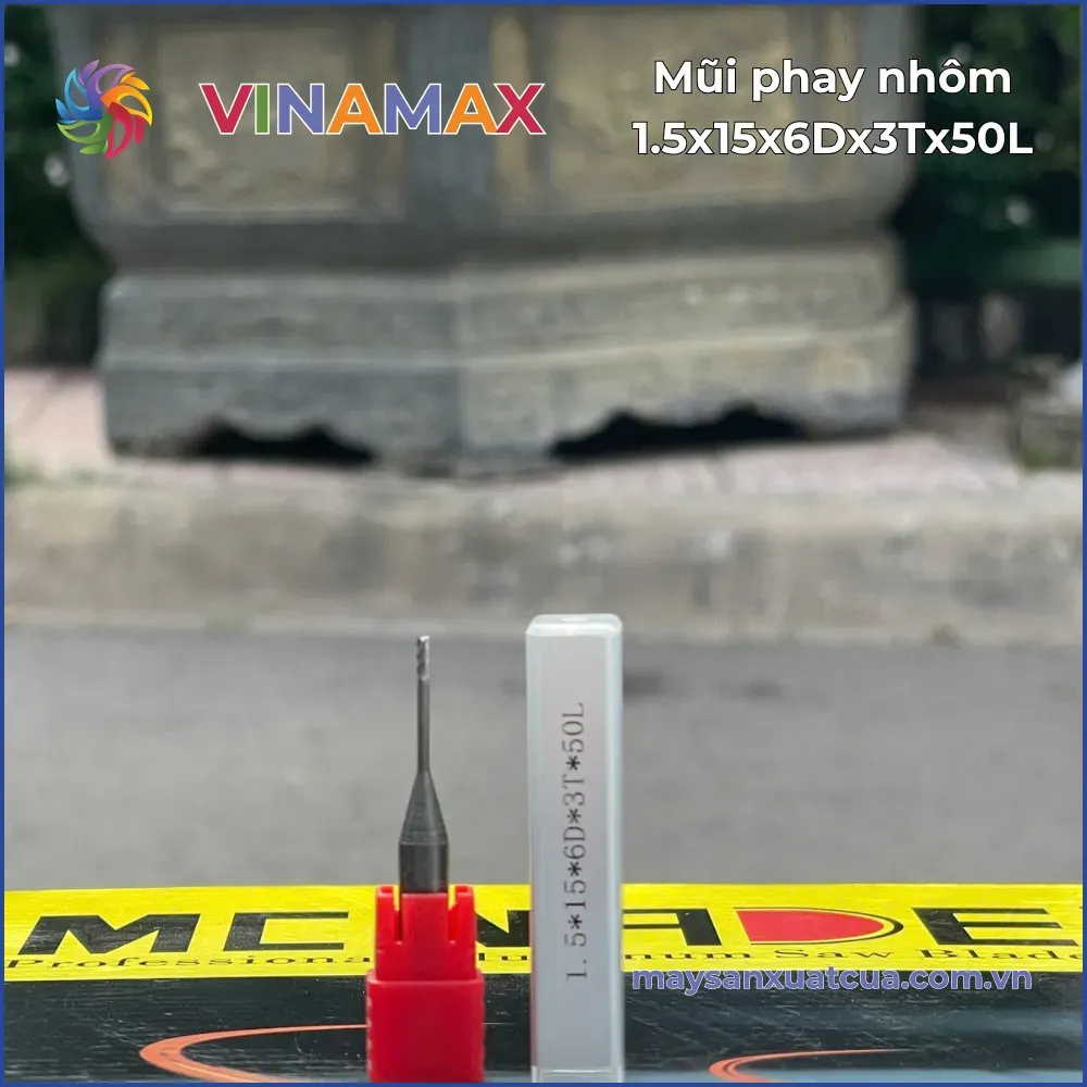 Mũi phay nhôm 1.5*15*6D*3T*50L