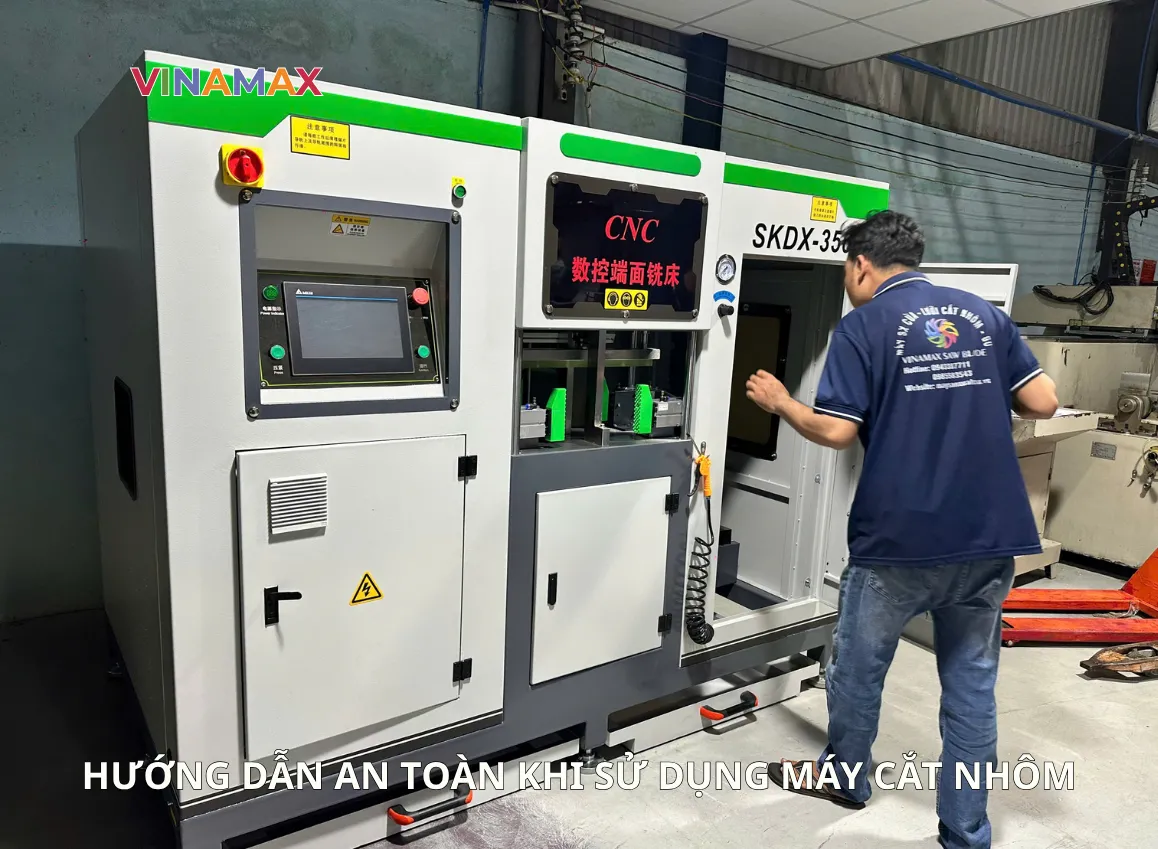 Hướng dẫn an toàn khi sử dụng máy cắt nhôm