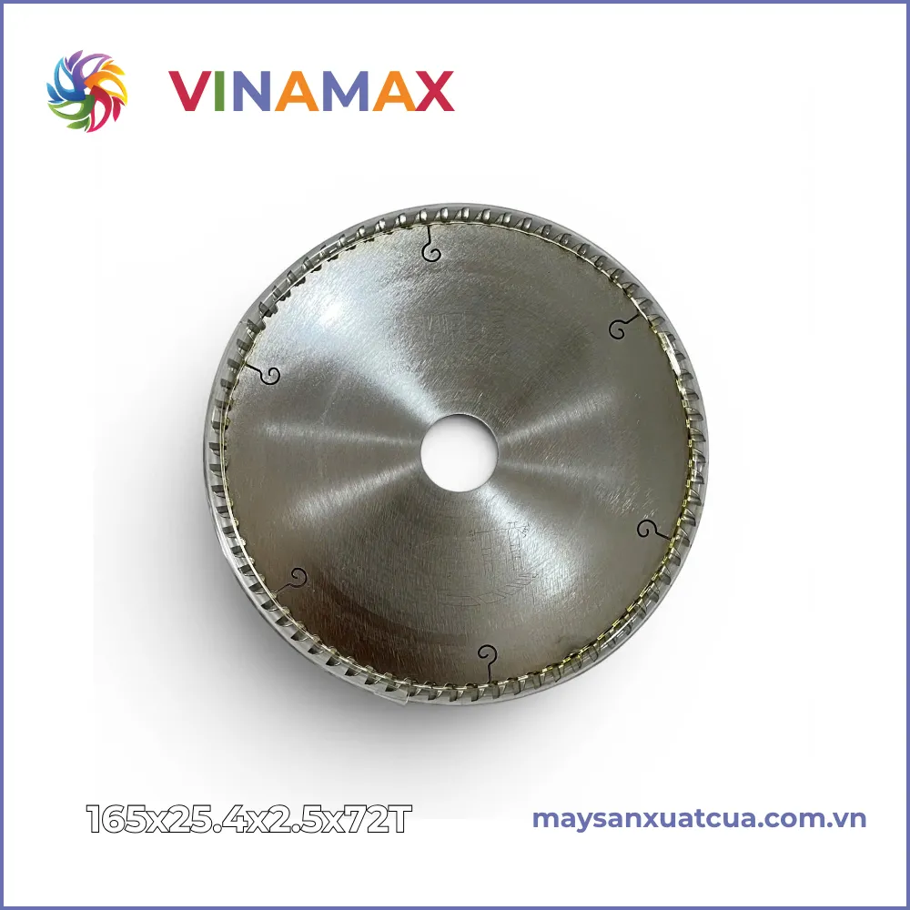 Lưỡi cắt nhôm MCWADE 165x25.4x2.5x72T