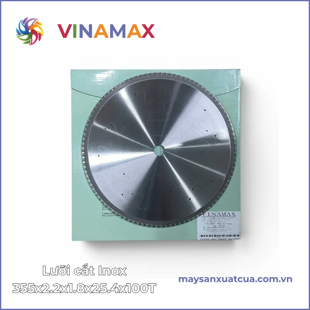 Lưỡi cắt Inox 355x2.2x1.8x25.4x100T