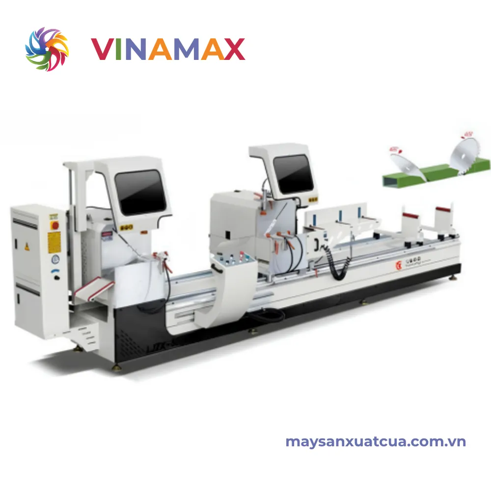 Máy cắt nhôm 2 đầu Yuanlong LJZ-500*4200W
