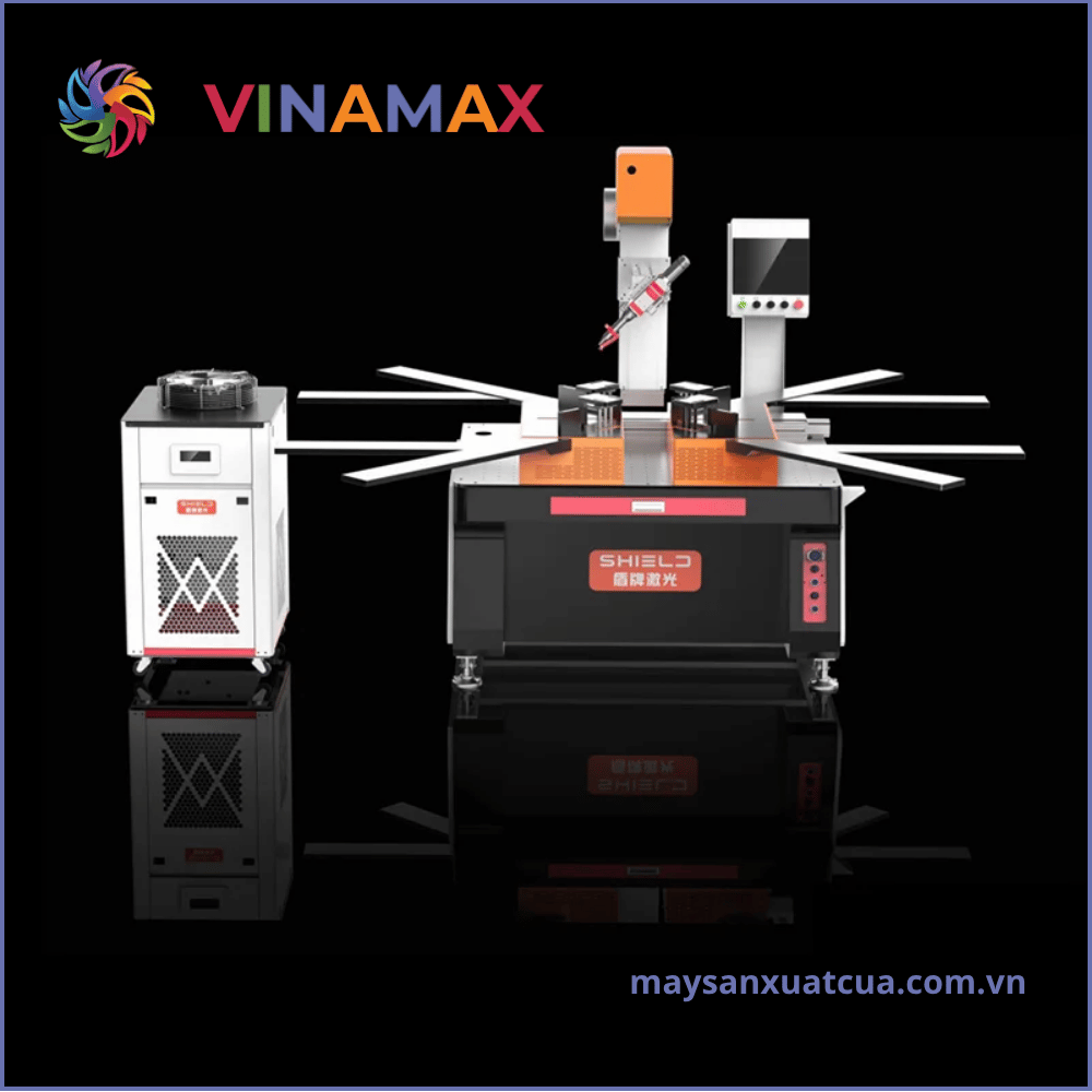 Máy hàn laser hai trạm CNC ba trục HG-2