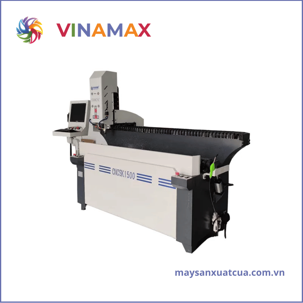 Máy phay bản lề lỗ khóa CNC TTA-1500