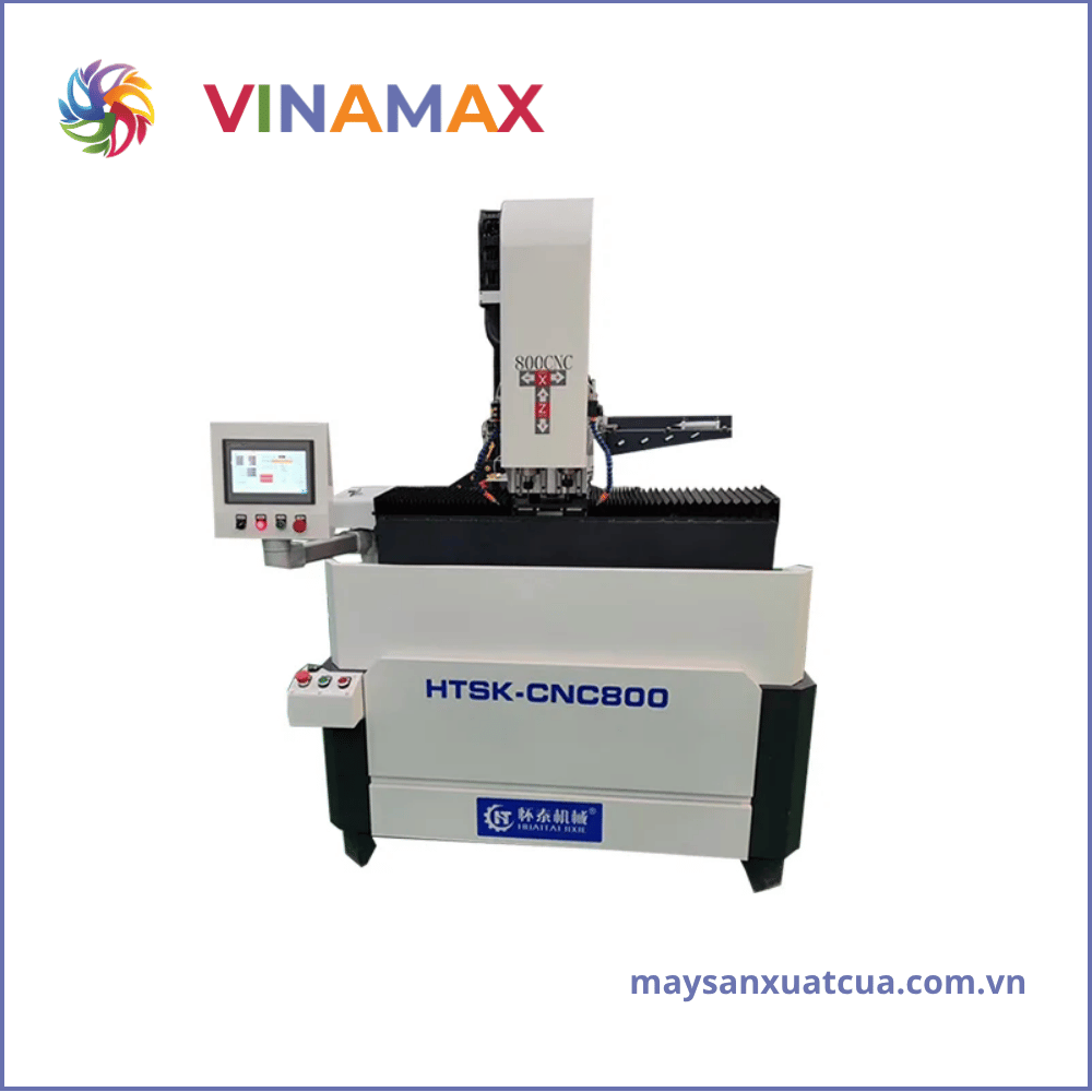 Máy phay bản lề lỗ khóa CNC TTA-800