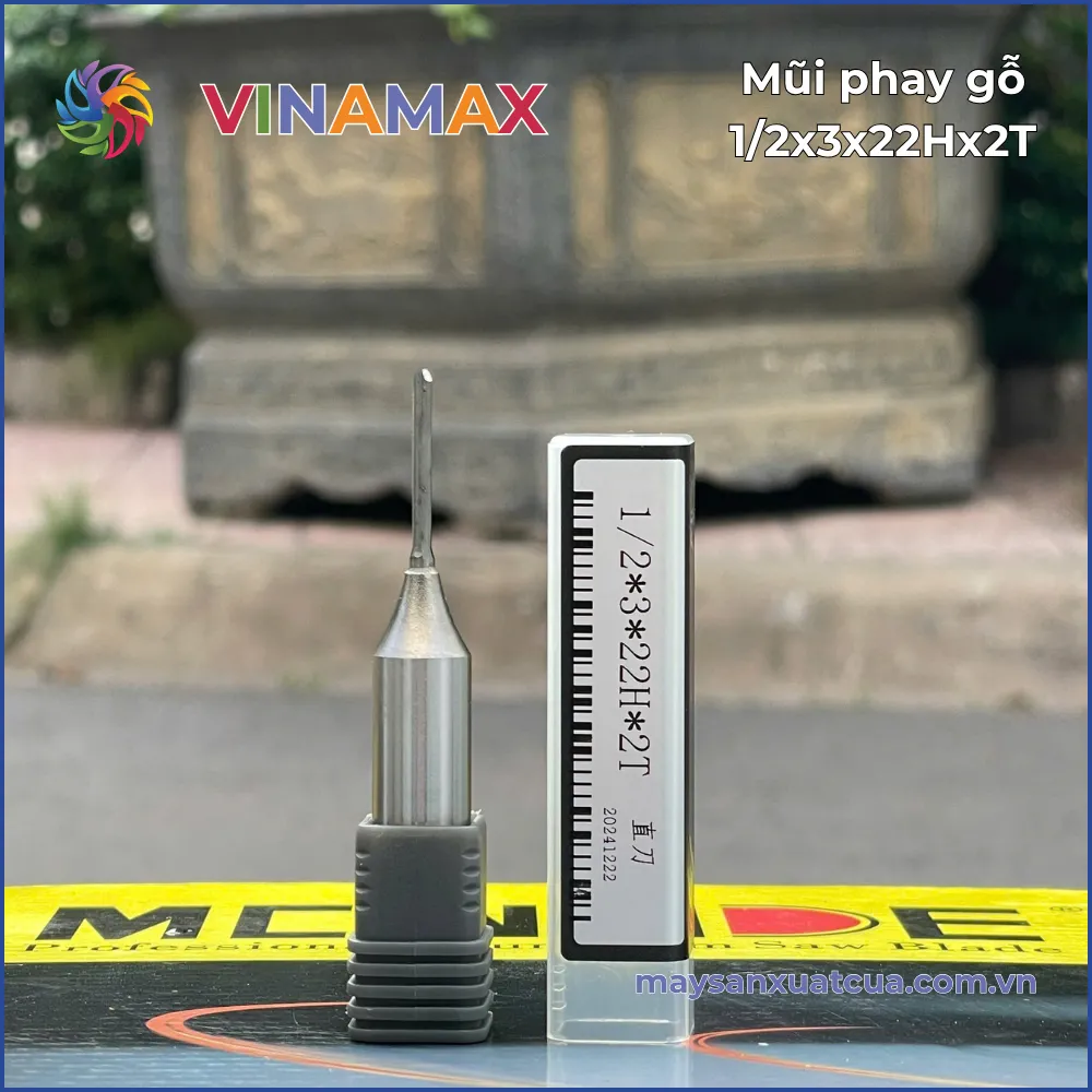 Mũi phay gỗ Tangli 1/2*3*22H*2T