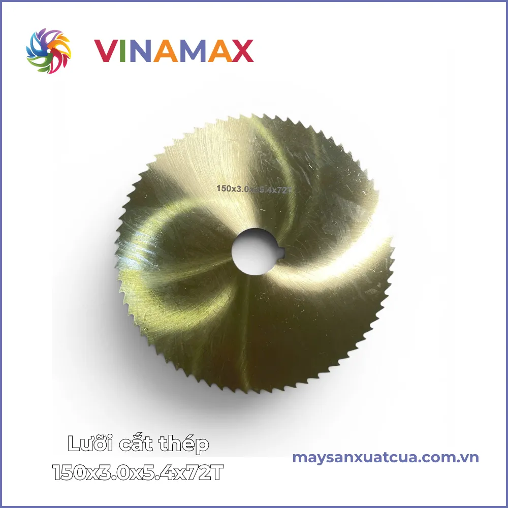 Lưỡi cắt thép 150x3.0x5.4x72T