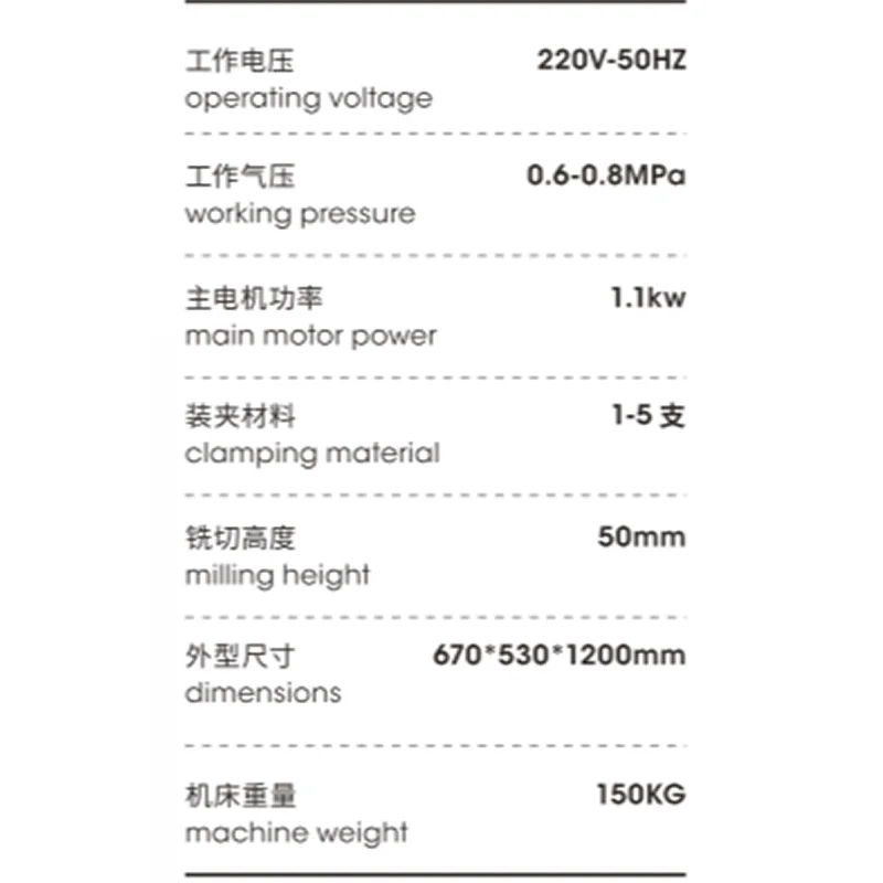Thông số kĩ thuật máy nén khí JLX-150E
